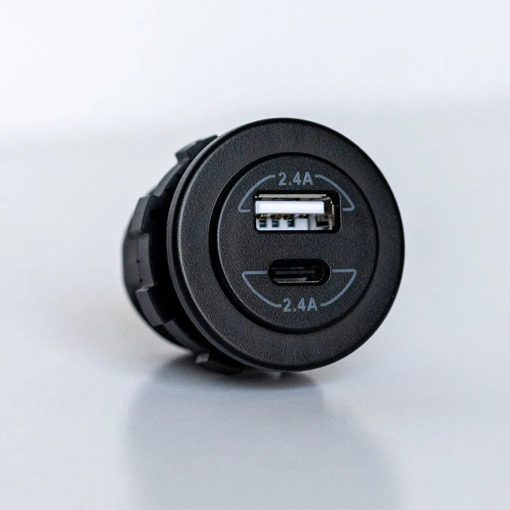 C-line Modular System Dual USB A & C Port 12V - Image 2